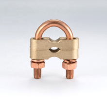 Electrical Wires Connecting U Bolt Rod Copper Cable Clamp